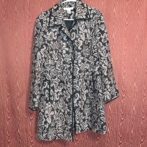 PURSUITS COAT LONG SLEEVE FRONT POCKETS WOMEN'S SIZE 14